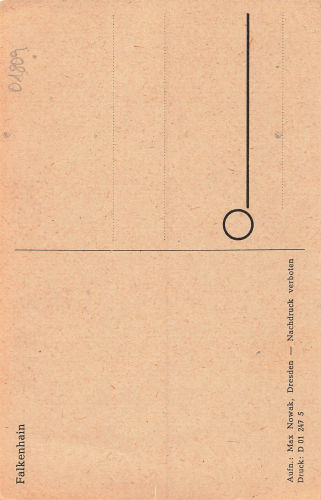 01773 Falkenhain Erzgebirge * um 1950