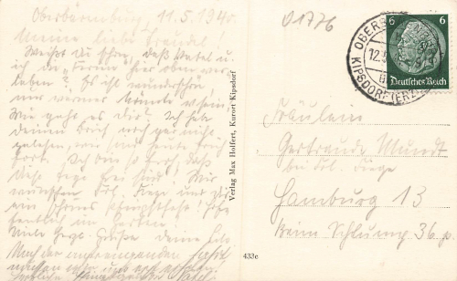 01773 Oberbaerenburg Erzgebirge Altenberg o 1940