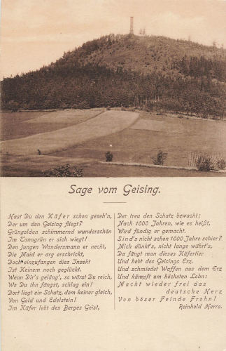 01778 Die Sage vom Geising * um 1930