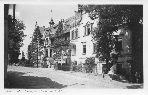 01796 Doma bei Pirna Konsumgrundschule Cotta o um 1960