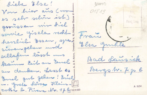 01796 Doma bei Pirna Konsumgrundschule Cotta o um 1960