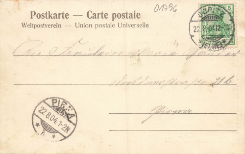 01796 Hinterjessen Pirna Lunakarte 11723 o 1904