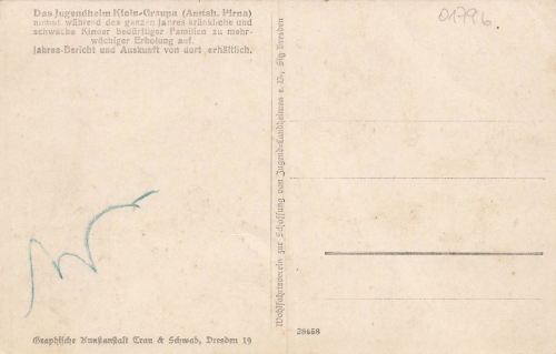 01796 Klein Graupa Pirna Jugendheim * um 1930