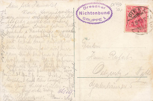 01796 Pirna Gasthof zum Heiteren Blick  o 2.6.1913