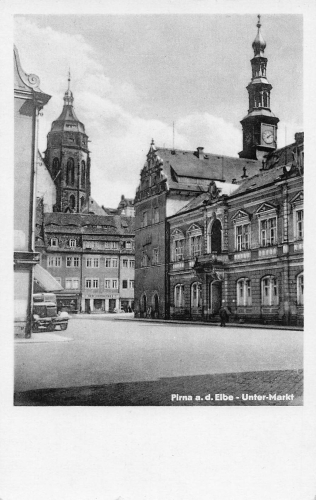 01796 Pirna Elbe Unter Markt * 1958