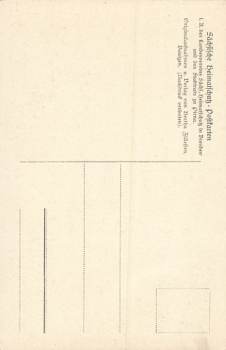 01796 Pirna Elbe Frohngasse * um 1930 Heimatschutzpostkarte