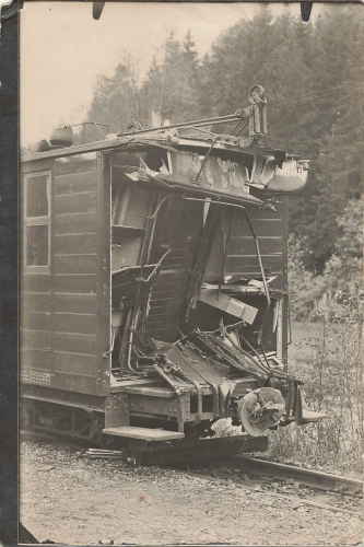 01809 Mueglitztalbahn flood 1927 real photo