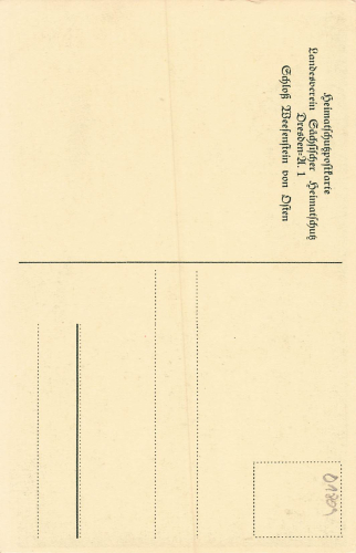 01809 Weesenstein Schloss * ca.193001809 Weesenstein Schloss * ca.1930