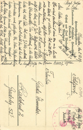 01809 Weesenstein Schloss o 8.12.1939