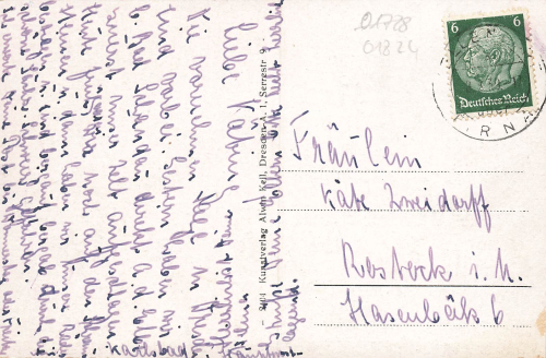 01824 Cunnersdorf Forsthof and Gasthof Erbgericht Saxon Switzerland o 1939