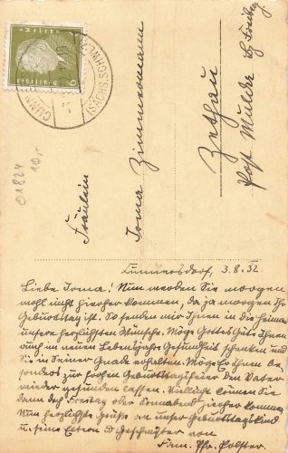 01824 Cunnersdorf  Saxon Switzerland o 1932