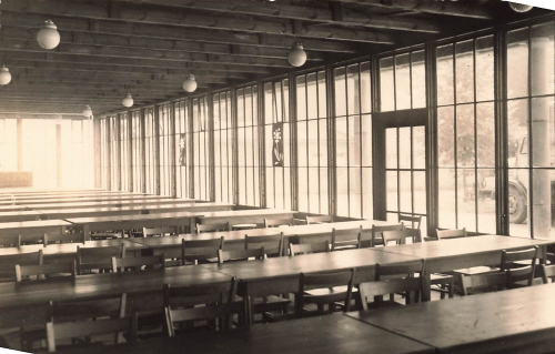 01824 Papstdorf Pioneer Camp Klement Gottwald Dining Hall Saxon Switzerland * 1952