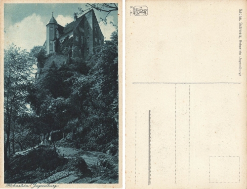 01844 Hohnstein Jugendburg um 1920