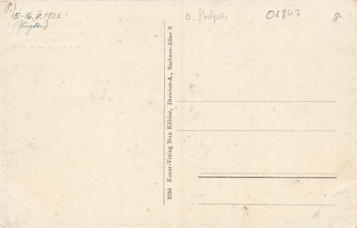 01848 Rathewalde Bergschaenke Gasthaus zum Hockstein * 1921