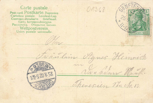 01994 Meurostollen Schipkau Gasthof Reichsadler Litho o 1902