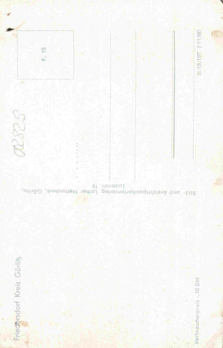 02742 Friedersdorf Oberlausitz Konsum Gastätte * 1960