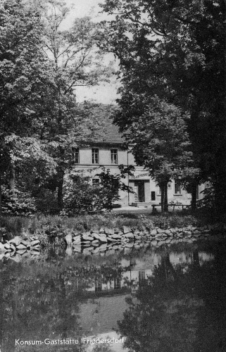 02742 Friedersdorf Oberlausitz Konsum Gastätte * 1960