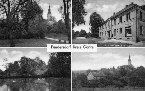 02829 Friedersdorf (Markersdorf) Restaurant o 1960