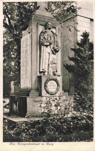03096 Burg Spreewald Kriegerdenkmal * um 1930