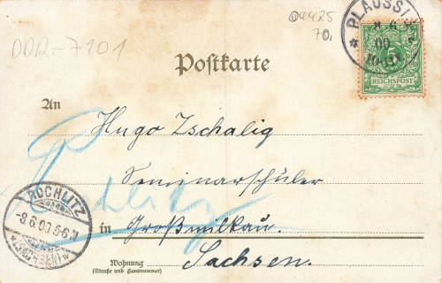04425 Merkwitz Taucha Brauerei und Gasthof Litho o  1900