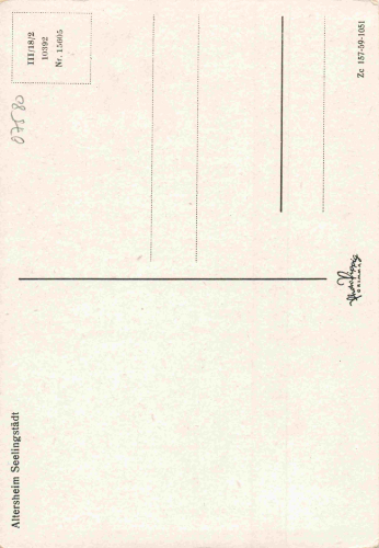 04687 Trebsen Seelingstädt Altenheim * um 1950