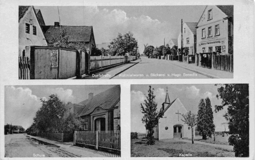 04932 Wainsdorf Röderland Bäckerei Benedix * um 1930karte o 1981