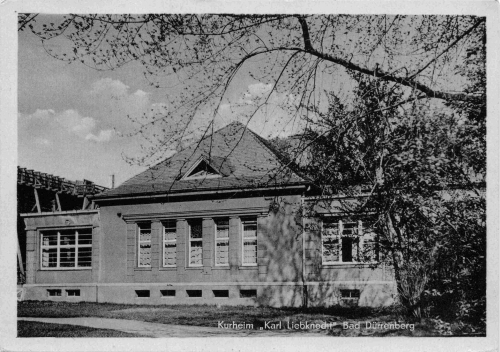 06231 Bad Dürrenberg Kurheim "Karl Liebknecht" o 1961