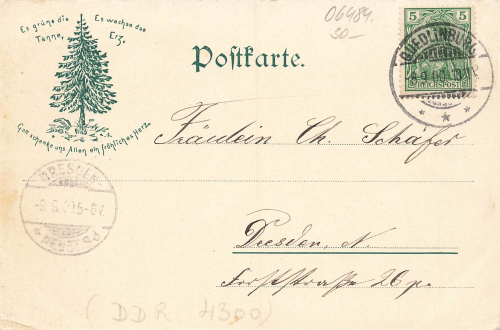 06484 Quedlinburg Poelkenstrasse o 1900 Stengel Verlag 9399