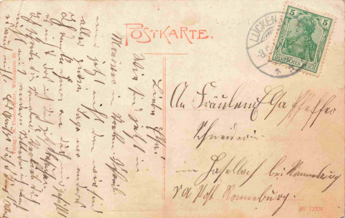 06712 Streckau Luckenau  Gasthof o 1911