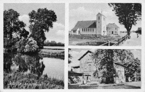 06800 Jessnitz Anhalt Bahnhof o 1960