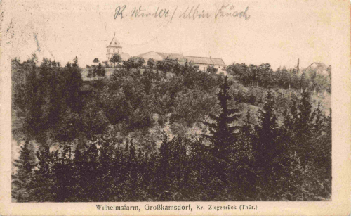 07333 Großkamsdorf  Wilhelmsfarm o 1920
