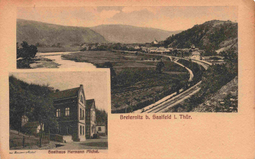 07338 Breternitz Kaulsdorf Thüringen Gasthaus Hermann Michel * um 1930