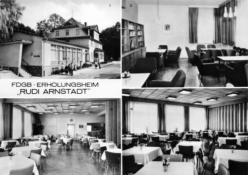 07343 Wurzbach FDGB Erholungsheim "Rudi Arnstadt" * 1976