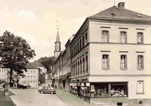 07356 Bad Lobenstein Marktplatz o 1972