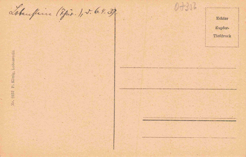 07356 Bad Lobenstein vom Kirchturm * 1929
