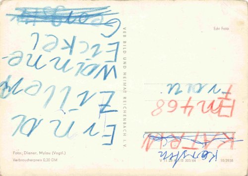 07368 Gahma Remptendorf Mehrbildkarte gebraucht 1964