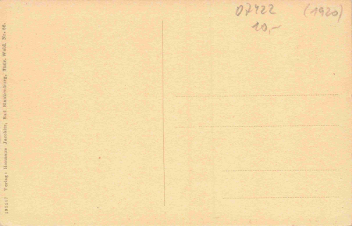 07422 Bad Blankenburg Schweizerhäuschen * um 1920
