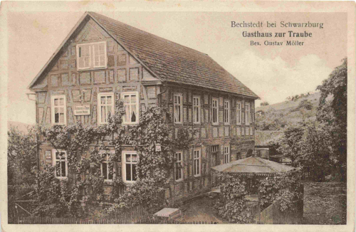 07426 Bechstedt bei Schwarzburg Gasthaus zur Traube * um 1920