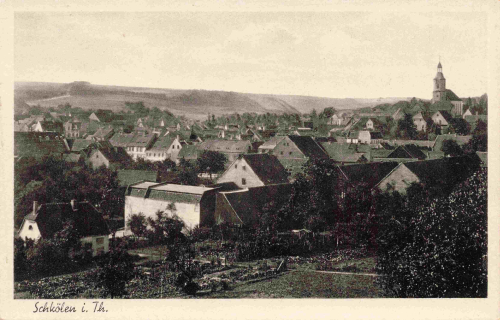 07619 Schkölen Thüringen Bahnhofstrasse * um 1940