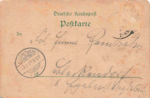 07629 Hermsdorf Sachsen-Altenburg Bahnhof Porzellanfabrik Litho o 1897