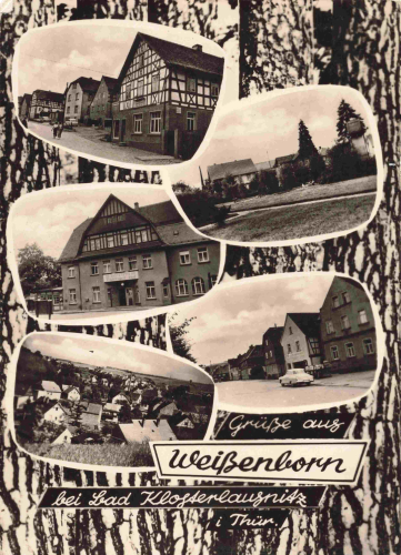 07639 Weißenborn HOG und FDGB Vertragshaus "Thüringer Hof" o1965