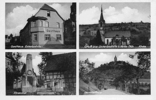 07646 Unterbodnitz Thüringen Gasthaus Paul Hädrich * um 1930