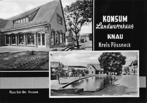 07806 Knau Neustadt an der Orla Konsum Landwarenhaus * 1964