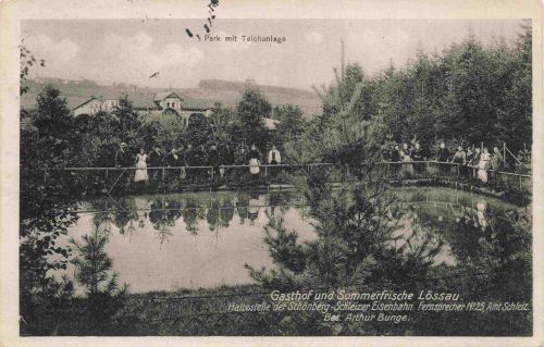 07907 Lössau Schleiz Gasthof o 1916