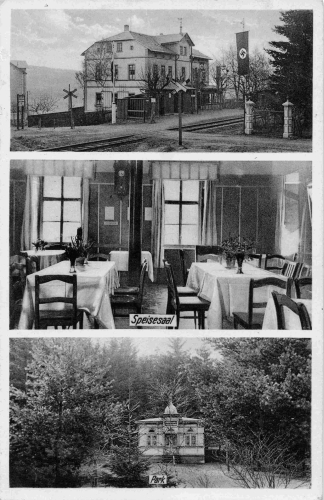 07909 Lössau Schleiz Erholungsheim Arthur Bunge o 1936
