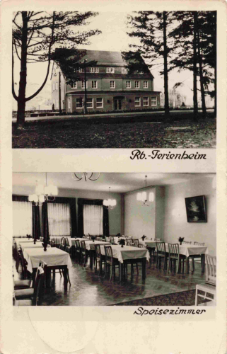 07909 Lössau Schleiz Reichbahn Ferienheim o 1957