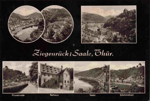 07924 Ziegenrück Mehrbildkarte o 1966