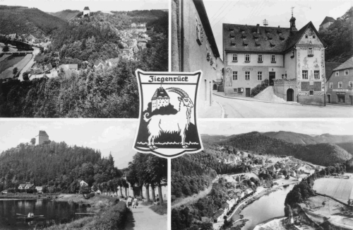 07924 Ziegenrück Mehrbildkarte * 1957