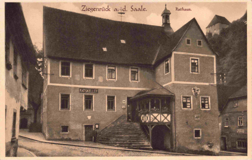 07924 Ziegenrück Rathaus * um 1930