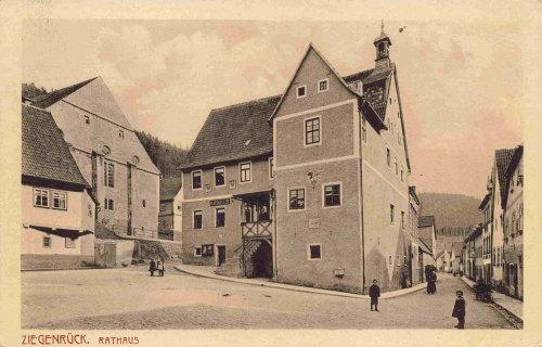 07924 Ziegenrück Rathaus * um 1910